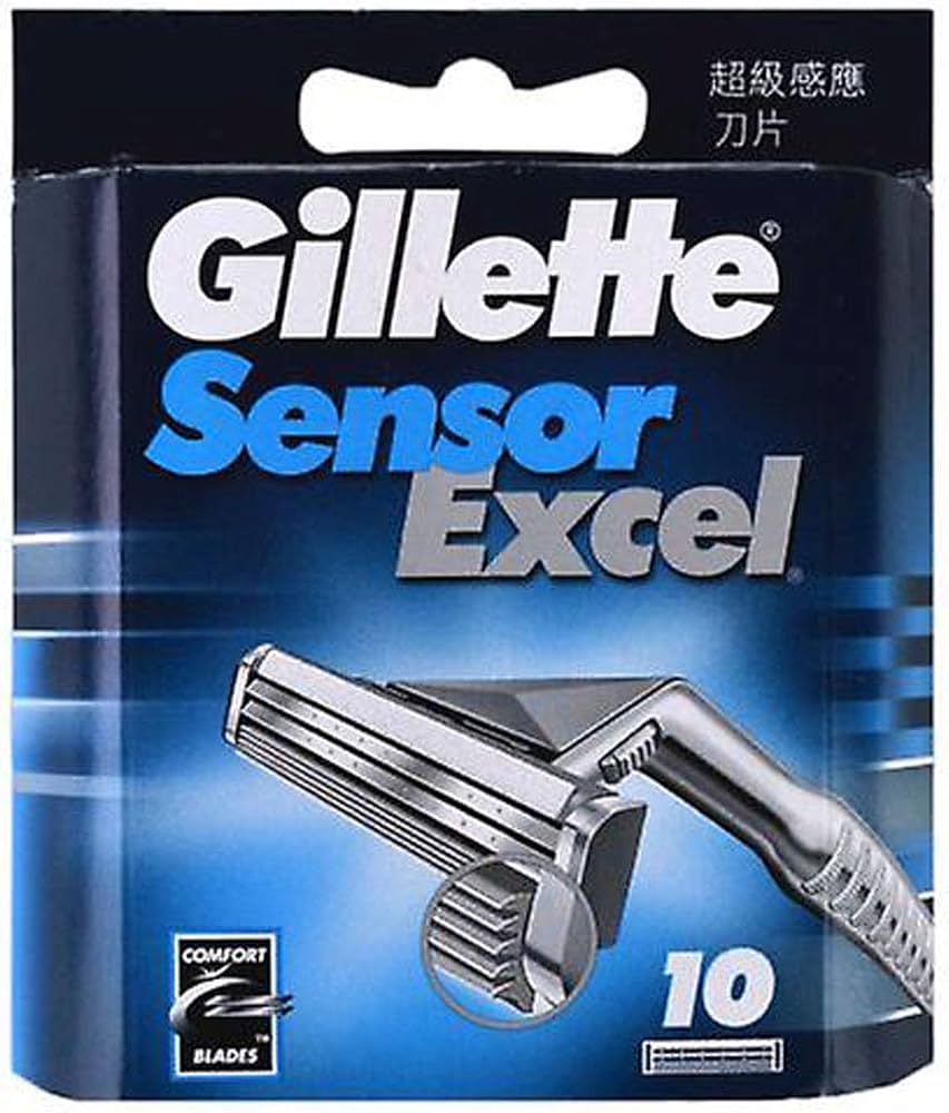 Amazon.com: Gillette Sensor Excel-50 Count (5 x 10) : Beauty
